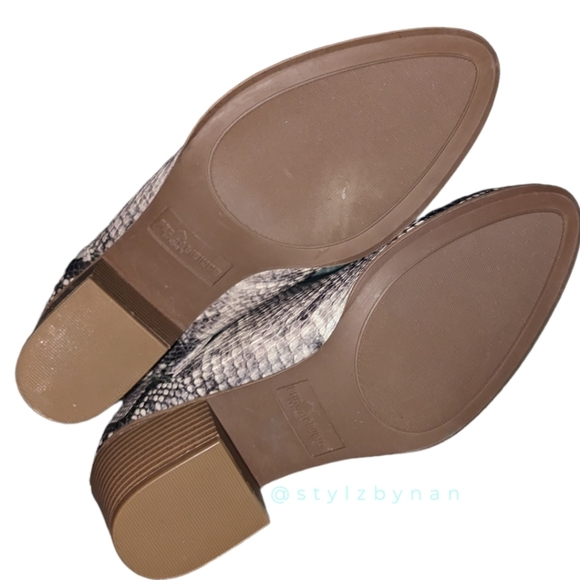 Fergalicious Snake Pattern Ankle Boots NWOB - Picture 8 of 8